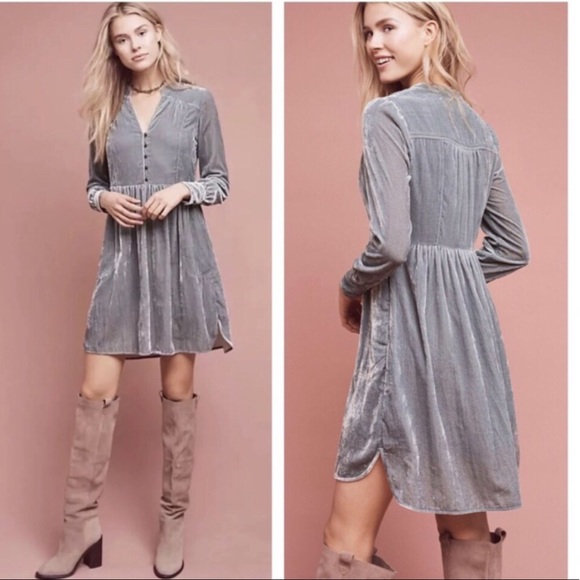 Anthropologie Dresses & Skirts - Anthro “Holding Horses” Nantes Velvet Dress